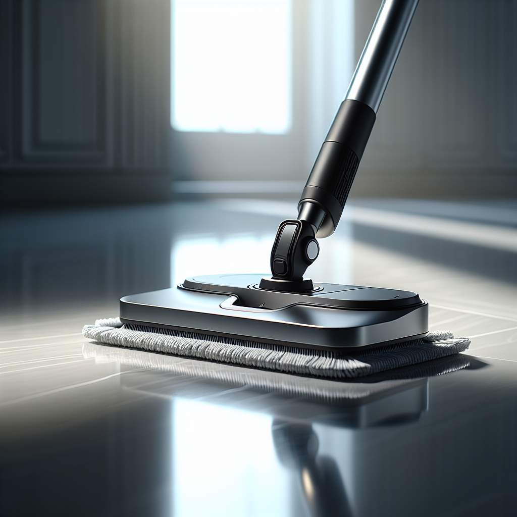 Avis balai serpillère avec réservoir de chez Action